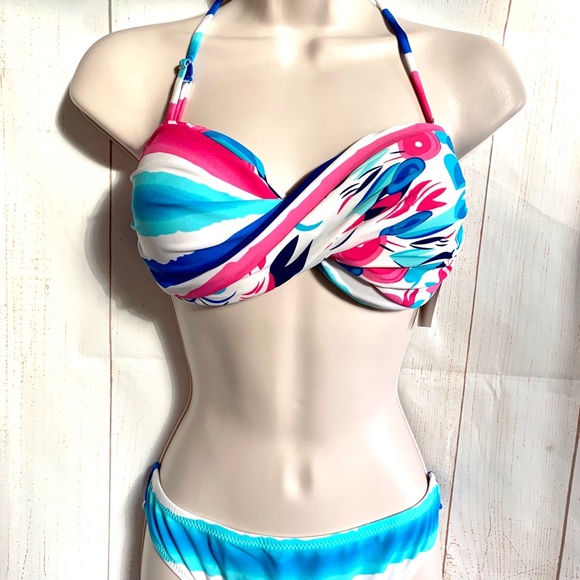 2- Piece Bikini Watercolor Twist - Picture 6 of 7